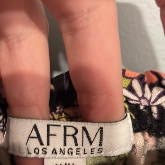 AFRM smocked tie tank top - Picture 3 of 8